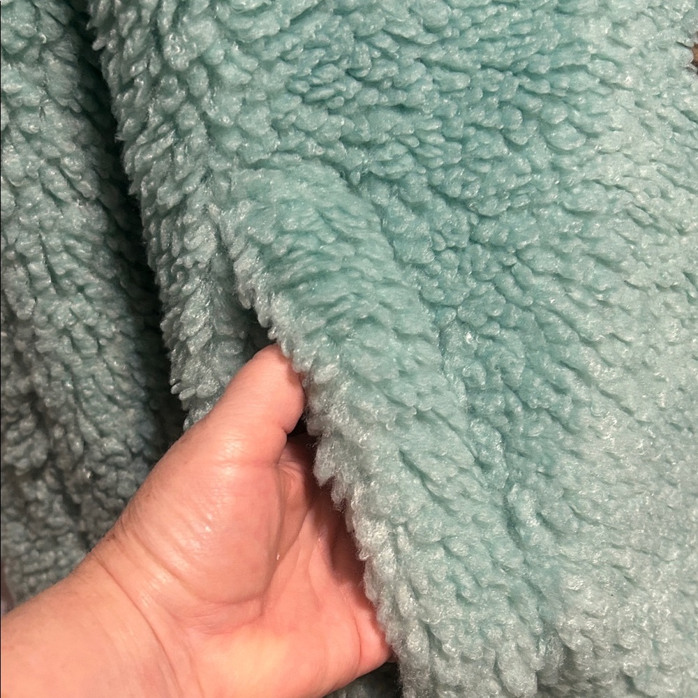 Worthington Mint Green Teddy Coat - Picture 6 of 10